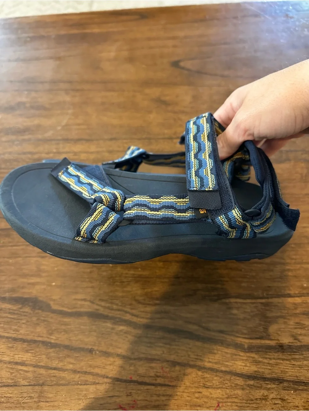 Teva Kids Size 4 Navy Blue Strappy Sport Sandals 1019390Y EU 36